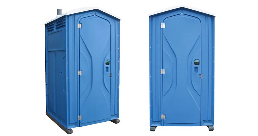Long-term porta potty units on site in Vancouver, Washington